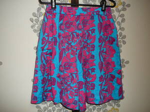 ivu* sun rolan culotte skirt 9 number blue × pink lining attaching luck . corporation 