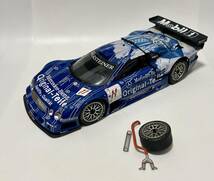 ジャンク品 AUTOart 1/12 メルセデス ベンツ Mercedes Benz CLK GTR Original-Tilie 1997/8_画像1