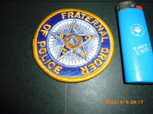 米国ワッペン　Fraternal Order Of Police