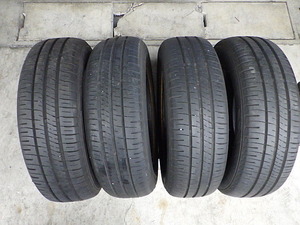 T219-29　ラジアルタイヤ　ダンロップ　ENASAVE EC204　175/65R14　2018年　4本セット