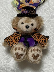 ☆未使用☆ハロウィンダッフィー　ぬいぐるみストラップ