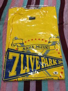 水樹奈々 Tシャツ NANA MIZUKI LIVE PARK 2016 サイズM カラー黄 グッズ