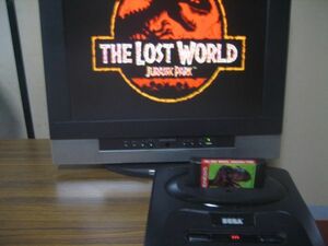  утиль SEGA GENESIS ./ коробка мнение нет Lost World: Jurassic Park