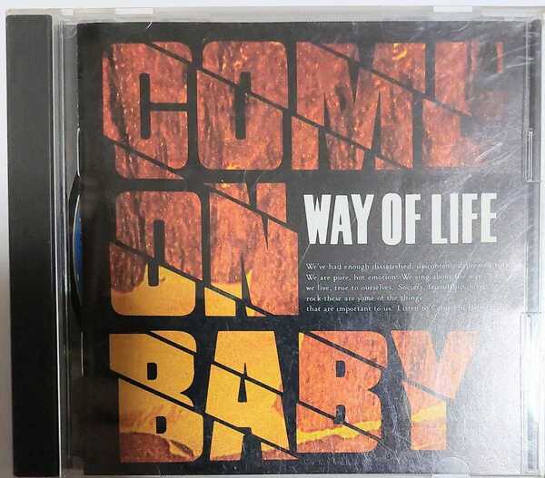 見本版　送料無料 come on baby 　way of life CD アルバム