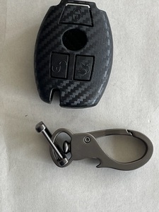 Benz Remote Contra Case Case Smart Key Case Case Case без ключа Go Mat Carbon Tone Mercedes-Benz KW01-3CF