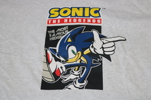 ソニック　SONIC　白　サイズ　L　Tシャツ　ユニセックス SONIC THE HEDGEHOG　SEGA　新品 未使用　_画像1