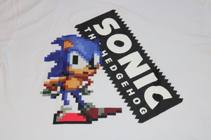 SONIC Tシャツ　白 メンズ　3L　ソニック　バックプリントあり　シール付き 新品 未使用 