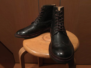 ASBee / アスビー Country Boots / カントリーブーツ DarkBrown / こげ茶 26cm トリッカーズ風 茶芯