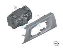 BMW E82 E88 E90LCI E91LCI X1 E84 補修用 ヘッドライトスイッチノブ ダイヤルスイッチ 120i 135i 320i 325i 335i 18i 25i 28i 61319169405_画像3