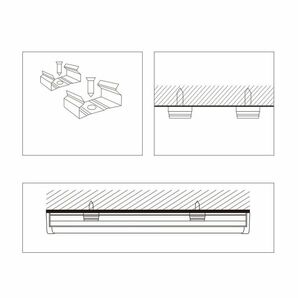 10本セット LED蛍光灯 器具一体型 40W型 昼光色 照明器具 120CMの画像5