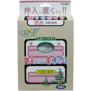 置くだけで嫌な虫逃げる 押入れ用 青森ヒバの香り 50g×2袋入