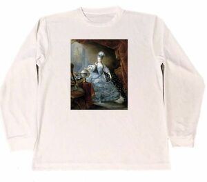 ドライ　Tシャツ　マリー　アントワネット　名画　絵画　グッズ 　長袖　ロング　ロンＴ