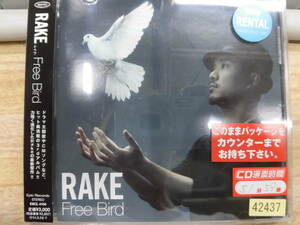 中古　CD RAKE（レイク）　　Free Bird ドラマ主題歌やCMソングなど収録　３rdアルバム　　J-POP レンタル落ち