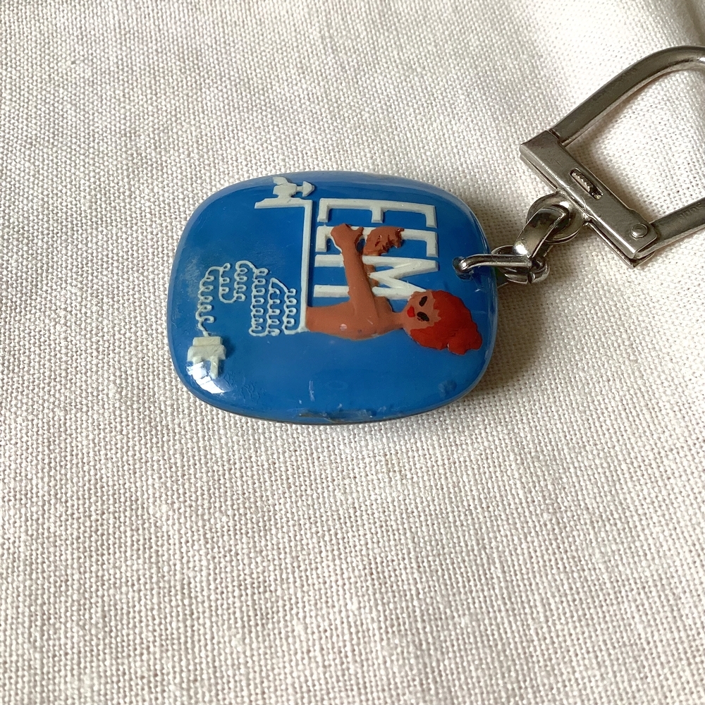 60s フレンチキーホルダー ブルボン LEFOR OPENO EEM 人魚-