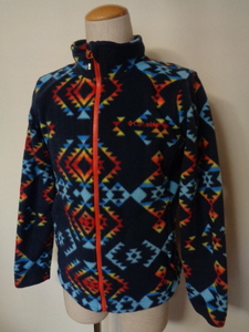 Columbia Colombia Zip up fleece jacket fes outdoor camp size M total pattern 