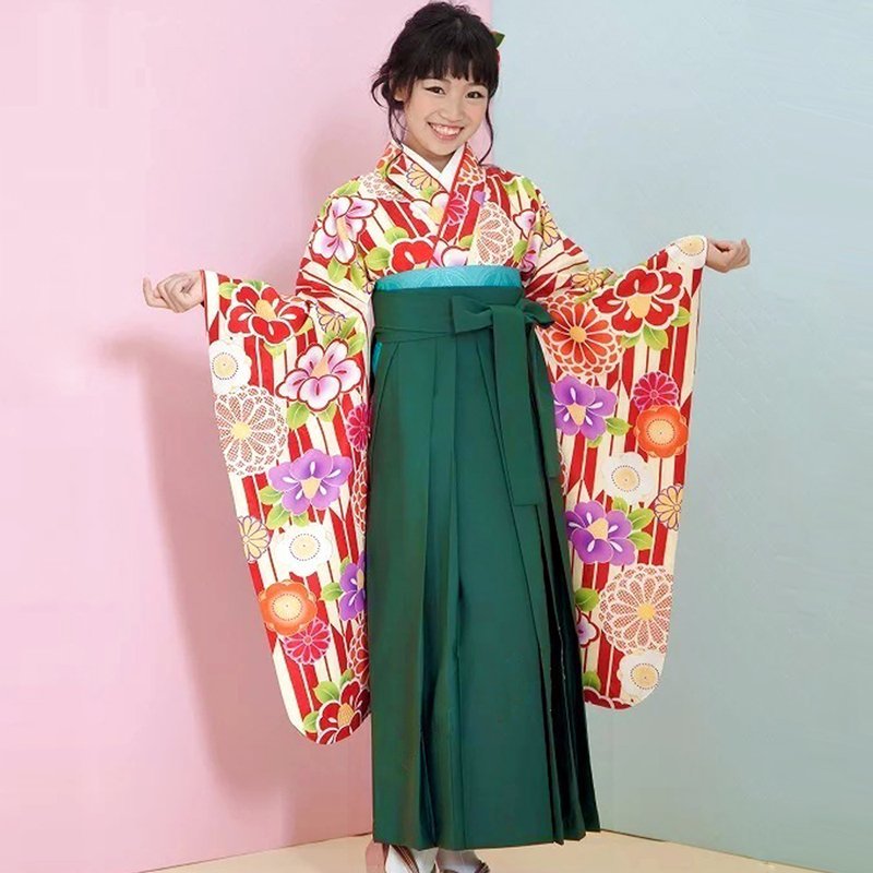 着物袴セット ジュニア用へ直し 135~150cm 薄紫 NO38258-1