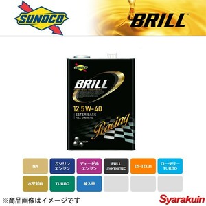 SUNOCO スノコ BRILLシリーズ エンジンオイル 12.5W-40 1L×10