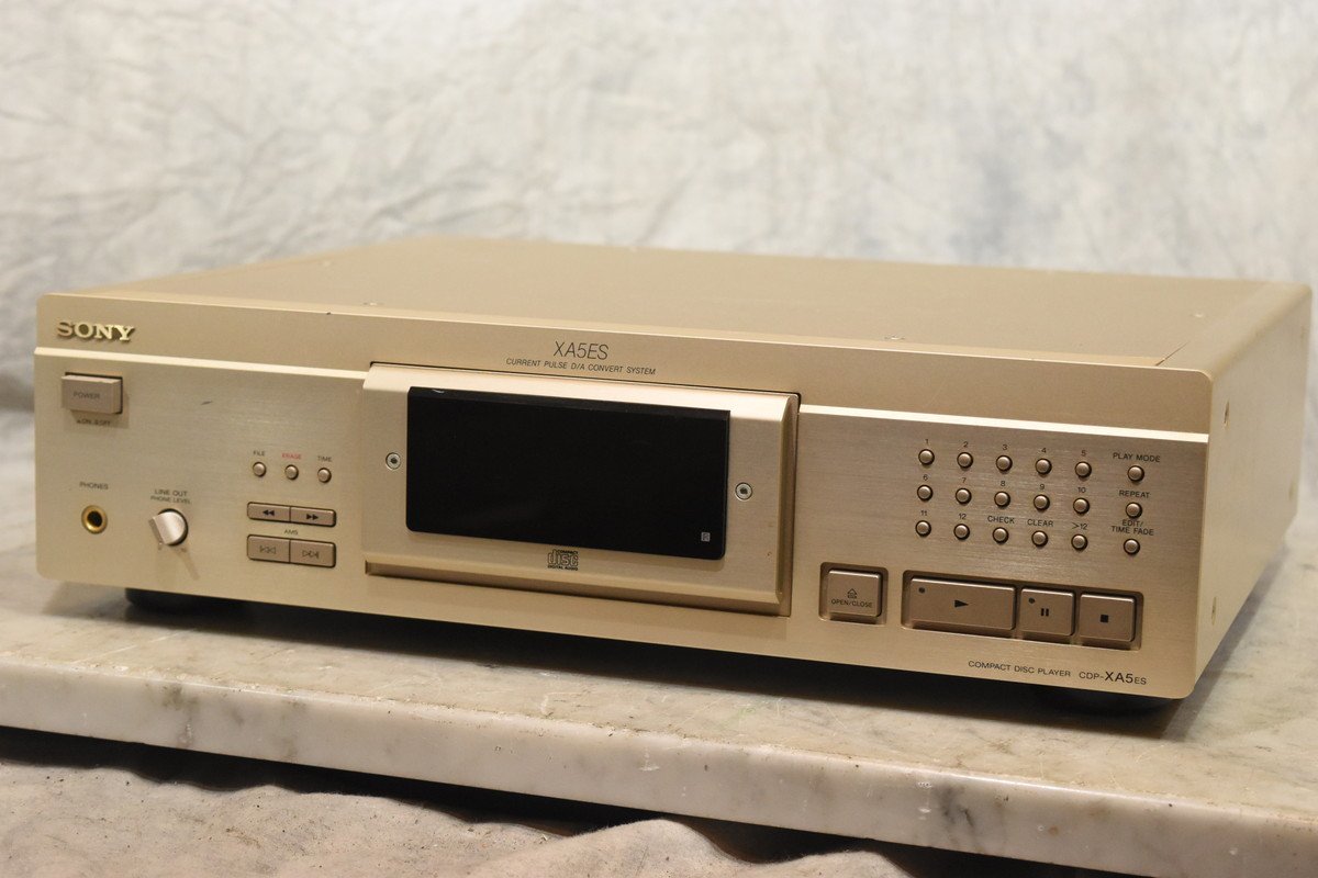 新規購入 Sony ソニー CDP-XA5ES 本体 CDプレーヤー オーディオ アンプ