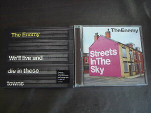 THE　ENEMY　輸CD2枚セット　STREETS　IN　THE　SKY　WE'LL　LIVE　AND　DIE　IN　THESE　TOWNS