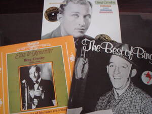 UKリイシュー盤　BING　CROSBY　LP3枚セット　EASY　TO　REMEMBER　COLLECTION　VOLUME　Ⅰ　THE　BEST　OF