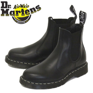 Dr.Martens (ドクターマーチン) 26257001 2976 WHITE STITCH チェルシー サイドゴア レザーブーツ BLACK UK8-約27.0cm
