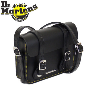 Dr.Martens (ドクターマーチン) AB098001 7インチ Leather Satchel Bag レザーサッチェルバッグ BLACK KIEV