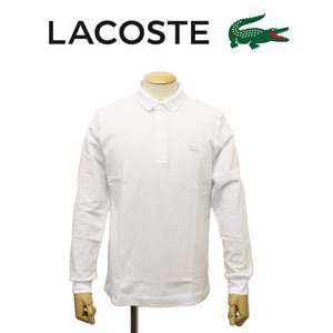 LACOSTE (ラコステ) PH2481M Paris Stretch Polo パリスストレッチポロ 長袖 LC287 001ホワイト 3-S