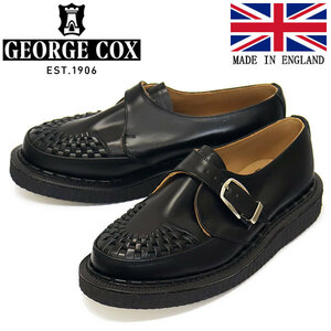 GEORGE COX ( George Cox ) HAMILTON ALASKA IVC Raver подошва кожа обувь 040 BLACK UK6- примерно 25.0cm
