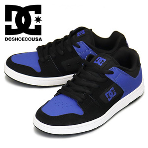 DC SHOES (ディーシーシューズ) DM224005 MANTECA 4 ローカット スニーカー BLACKxBLUE DC031 25.5cm