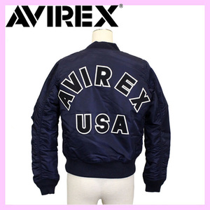 AVIREX ( Avirex ) WMS MA-1 COMMERCIAL LOGO M A-one commercial Logo flight jacket lady's 86-ROYAL-S