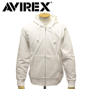 AVIREX (アヴィレックス) 6193594 DAILY ZIP PARKA デイリー ジップパーカー 02WHITE XL