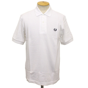 FRED PERRY (フレッドペリー) M3N THE ORIGINAL FP SHIRT (オリジナルポロシャツ) イングランド製 全3色 FP273 White / Navy-36