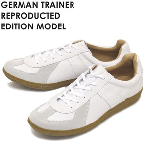 GERMAN TRAINER (ジャーマントレーナー) 42500 レザースニーカー WHITE GT001 39-約24.5-25.0cm