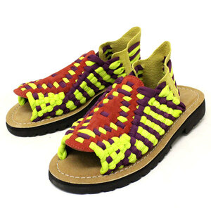 Chubasco(chu автобус ko) AZTEC SANDALaz Tec сандалии MORADO/LIME/RED-US7( примерно 25cm)