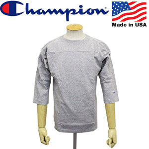 Champion (チャンピオン) C5-P405 T1011 3/4 SLEEVE FOOTBALL T-SHIRT 七分袖 フットボール Tシャツ アメリカ製 CN046 070オックスフォード