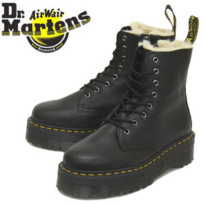 Dr.Martens (ドクターマーチン) 25637001 JADON 8ホール FUR LINED ジェイドン ファーライニング レザーブーツ BLACK&NATURAL UK10-約29.0c