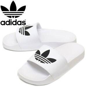 adidas (アディダス) FU8297 ADILETTE LITE オリジナルス アディレッタ ライト フットウェアホワイトxコアブラックxフットウェアホワイト A