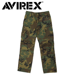 AVIREX (アヴィレックス) 3910013 6176084 COTTON RIPSTOP FATIGUE PANTS コットン リップストップ ファティーグ パンツ 全4色 98(384)CAMO