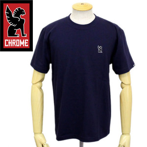 日本限定 CHROME (クローム クロム) JP-045 SYMBOL POINT TEE シンボル ポイント クルーネック Tシャツ(半袖) CH124 NAVY-S