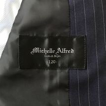 美品!【MICHELLE ALFRED/ミシェルアルフレッド】フォーマルスーツセット 120cm ネイビー 結婚式 ピアノ 発表会 卒服 卒園 入学 セレモニー_画像7