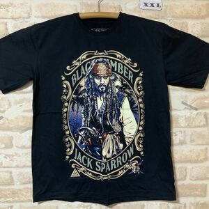 ジャックスパロウ パイレーツ オブカリビアン XXLサイズ　Tシャツ　管K8