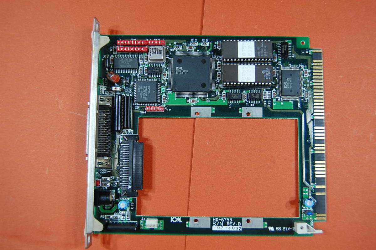 PC98 Cバス用 インターフェースボード ICM HD-6755 Cバス内収納型 HDD