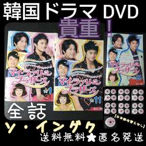【韓国ドラマ】DVD★貴重!『マイ・ラブリー・ブラザーズ』(全話)★レンタル落ち リュ・スヨン×ソ・イングク「ラブレイン」×イ・ソンジェ