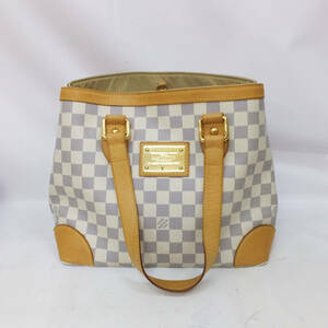 ★ 良品【ヴィトン】LOUIS VUITTON ダミエ アズール ハムステッドPM N51207 ハンドバッグ 肩掛けバッグ レディース レザー ブランドバッグ 