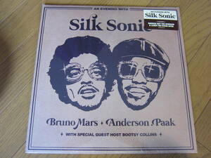 □ AN EVENING WITH SILK SONIC アナログ新品未開封シールド　BRUNO MARS