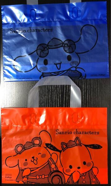 サンリオ ビニールバッグ ポムポムプリン ポチャッコ シナモンロール サンリオキャラクターズ