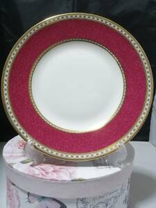 21CM 壺印 美品◇自宅保管 ウェッジウッド ユーランダーパウダールビー プレート WEDGEWOOD