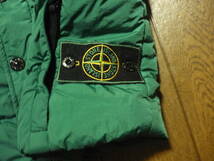 STONE ISLAND　ストーンアイランド　GARMENT DYED CRINKLE REPS NY DOWN　ダウンベスト　ワッペン　グリーン　豊田貿易　サイズXS_画像4