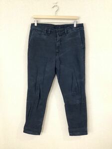 A-164 RALPHLAUREN ラルフローレン　コットンパンツ　チノパンツ　テーパードパンツ　ネイビー　レディース　ビックサイズ