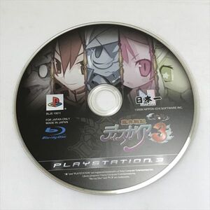 P45449 ◆PS3 魔界戦記ディスガイア３ ディスクのみ 送料180円 ★5点以上同梱で送料無料★